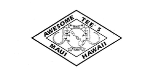 AWESOME TEE'S MAUI HAWAII NO KA OI MAUI logo