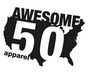 AWESOME50 APPAREL logo