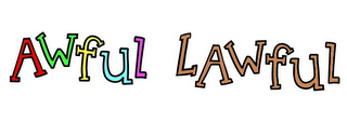 AWFUL LAWFUL logo