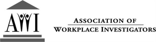 AWI ASSOCIATION OF WORKPLACE INVESTIGATORS logo