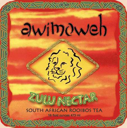 AWIMOWEH ZULU NECTAR SOUTH AFRICAN ROOIBOS TEA 16 FLUID OUNCES 473 ML logo