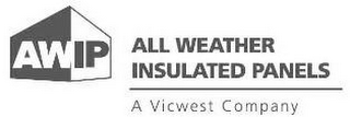 AWIP ALL WEATHER INSULATED PANELS A VICWEST COMPANY logo