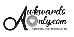 AWKWARDSONLY.COM A DATING SITE FOR THE REST OF US logo