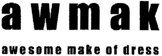 AWMAK AWESOME MAKE OF DRESS logo