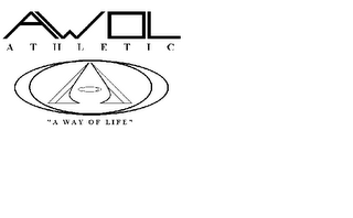 AWOL ATHLETIC "A WAY OF LIFE" logo