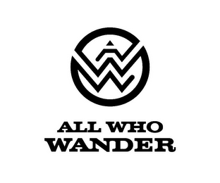 AWW ALL WHO WANDER logo