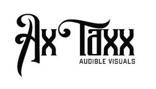 AX TAXX AUDIBLE VISUALS logo