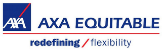 AXA AXA EQUITABLE REDEFINING FLEXIBILITY logo