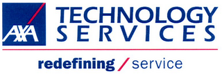 AXA TECHNOLOGY SERVICES REDEFINING / SERVICE logo