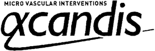 AXCANDIS MICRO VASCULAR INTERVENTIONS logo