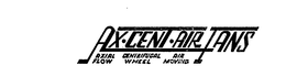 AX.CENT.AIR FANS AXIAL FLOW CENTRIFUGAL WHEEL AIR MOVING logo