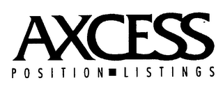 AXCESS POSITION LISTINGS logo