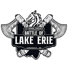 AXE THROWING TOURNAMENT BATTLE OF LAKE ERIE SANDUSKY, OH logo