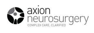 AXION NEUROSURGERY COMPLEX CARE, CLARIFIED logo