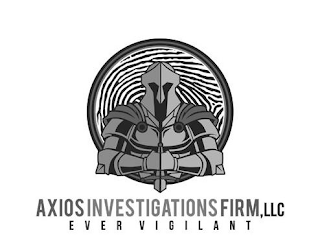 AXIOS INVESTIGATIONS FIRM, LLC EVER VIGILANT logo