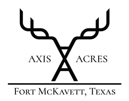 AXIS A A ACRES FORT MCKAVETT, TEXAS logo