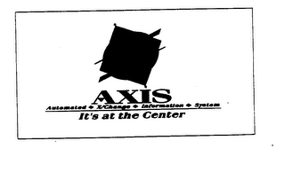 AXIS AUTOMATED XCHANGE INFORMATION SYSTEM IT'S AT THE CENTER logo