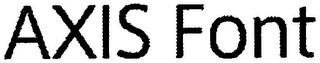 AXIS FONT logo