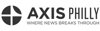 AXIS PHILLY WHERE NEWS BREAKS THROUGH logo