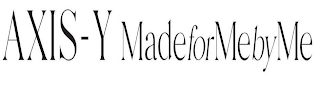 AXIS-Y MADEFORMEBYME logo