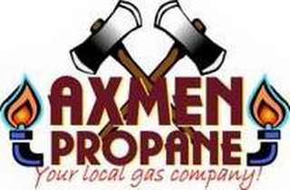AXMEN PROPANE YOUR LOCAL GAS COMPANY! logo