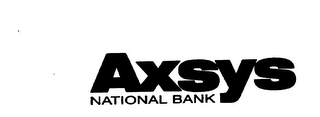 AXSYS NATIONAL BANK logo