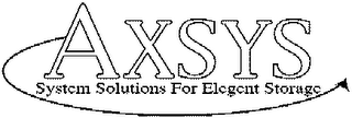 AXSYS SYSTEM SOLUTIONS FOR ELEGENT STORAGE logo