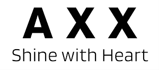 AXX SHINE WITH HEART logo