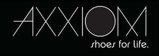 AXXIOM SHOES FOR LIFE. logo