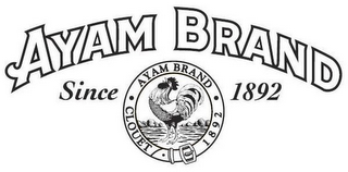 AYAM BRAND SINCE 1892 AYAM BRAND · CLOUET 1892 · logo