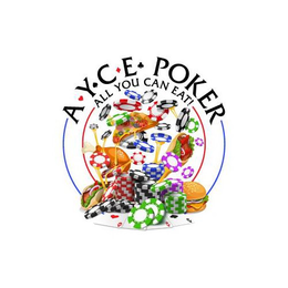 A.Y.C.E POKER ALL YOU CAN EAT! logo
