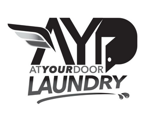 AYD ATYOURDOOR LAUNDRY logo