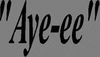 "AYE-EE" logo