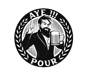 AYE !!! POUR logo