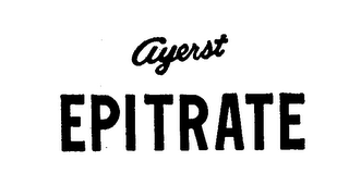 AYERST EPITRATE logo