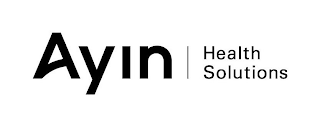 AYIN | HEALTH SOLUTIONS logo