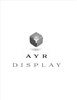 AYR DISPLAY logo
