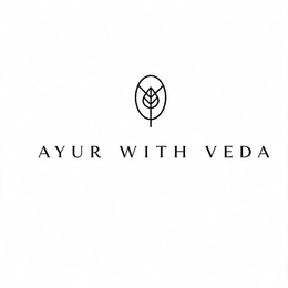 AYUR WITH VEDA logo