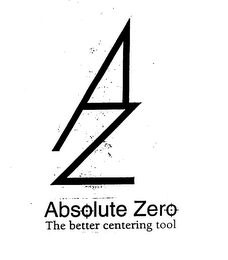 AZ ABSOLUTE ZERO THE BETTER CENTERING TOOL logo