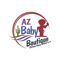 AZ BABY BOUTIQUE DRESS YOUR NEW TO 4 logo