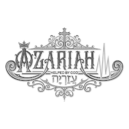 AZARIAH HELPED BY GOD logo