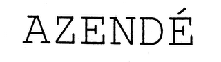 AZENDE logo