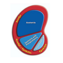 AZODYL AZODYL + EPAKITIN EPAKITIN AZOTEMIA AZOTEMIA WITH PHOSPHATEMIA PHOSPHATEMIA logo