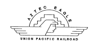 AZTEC EAGLE UNION PACIFIC RAILROAD logo