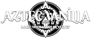 AZTEC VANILLA MADE WITH VANILLA EXTRACT logo