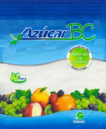 AZUCAR BC, ADICIONADA CON FIBRA, REDUCIDA EN CALORIAS, ENDULZA EL DOBLE, NATURAL, METCO, ALIMENTOS SANOS logo