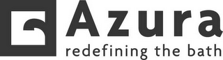 AZURA REDEFINING THE BATH logo