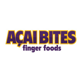 AÇAI BITES FINGER FOODS logo