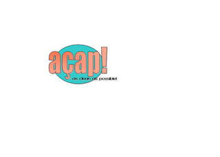 AÇAP! AS CLEAN AS POSSIBLE! logo