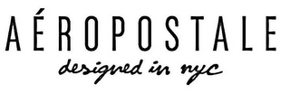 AÉROPOSTALE DESIGNED IN NYC logo